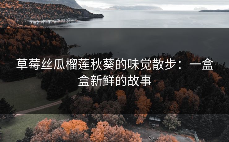 草莓丝瓜榴莲秋葵的味觉散步:一盒盒新鲜的故事 草莓丝瓜榴莲秋葵的味觉散步:一盒盒新鲜的故事
